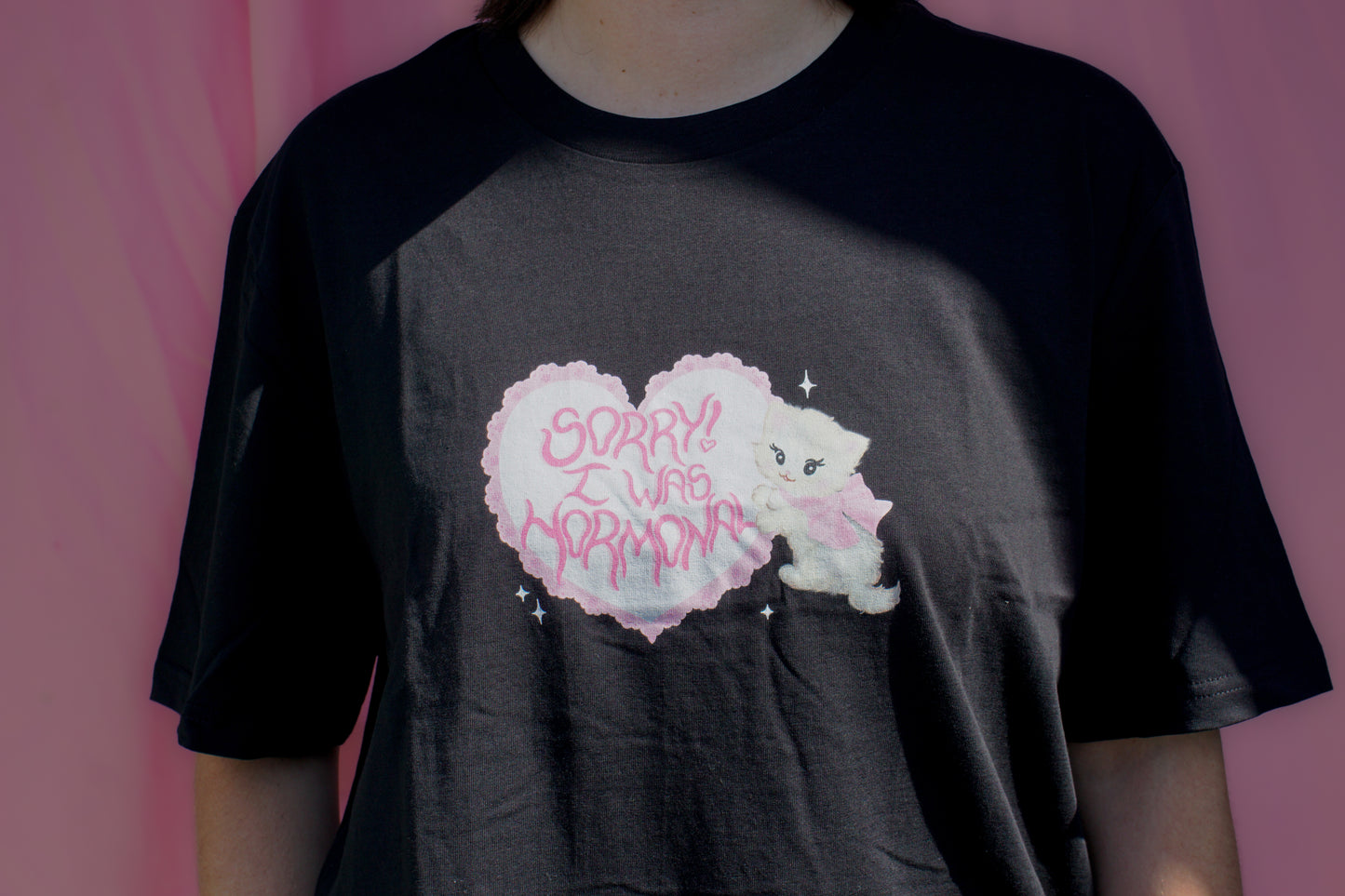 Sorry! I was hormonal black t-shirt