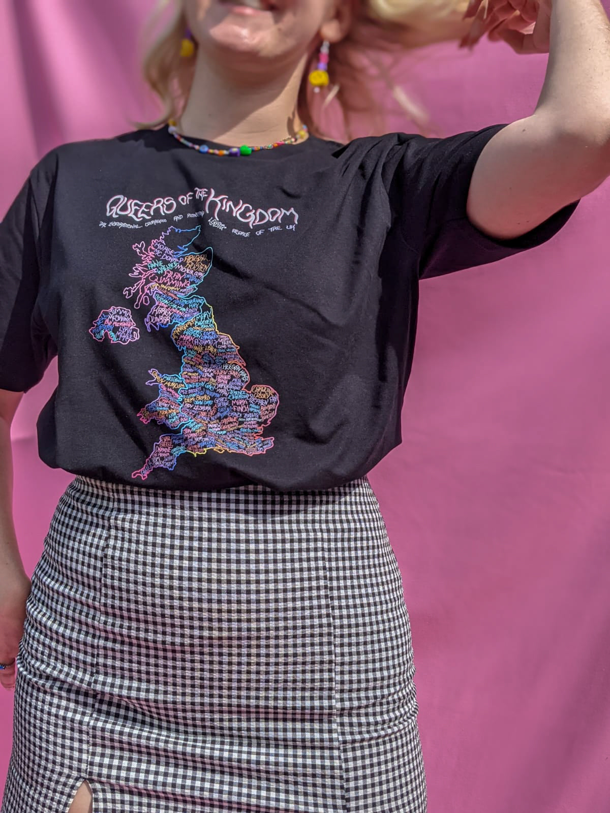 queers of the kingdom t-shirt black