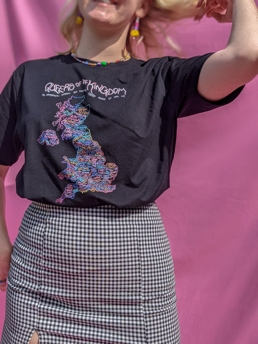 queers of the kingdom t-shirt black