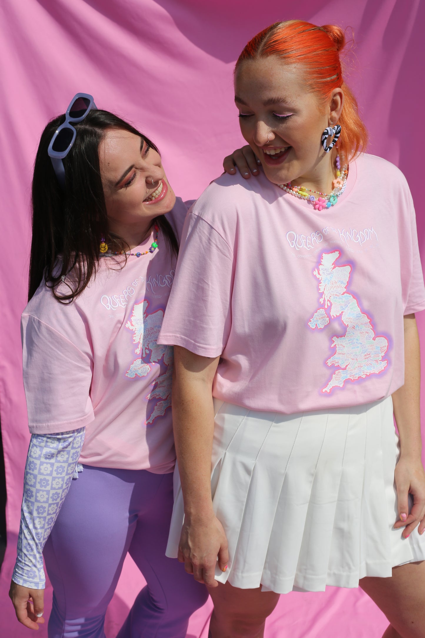 queers of the kingdom t-shirt pink