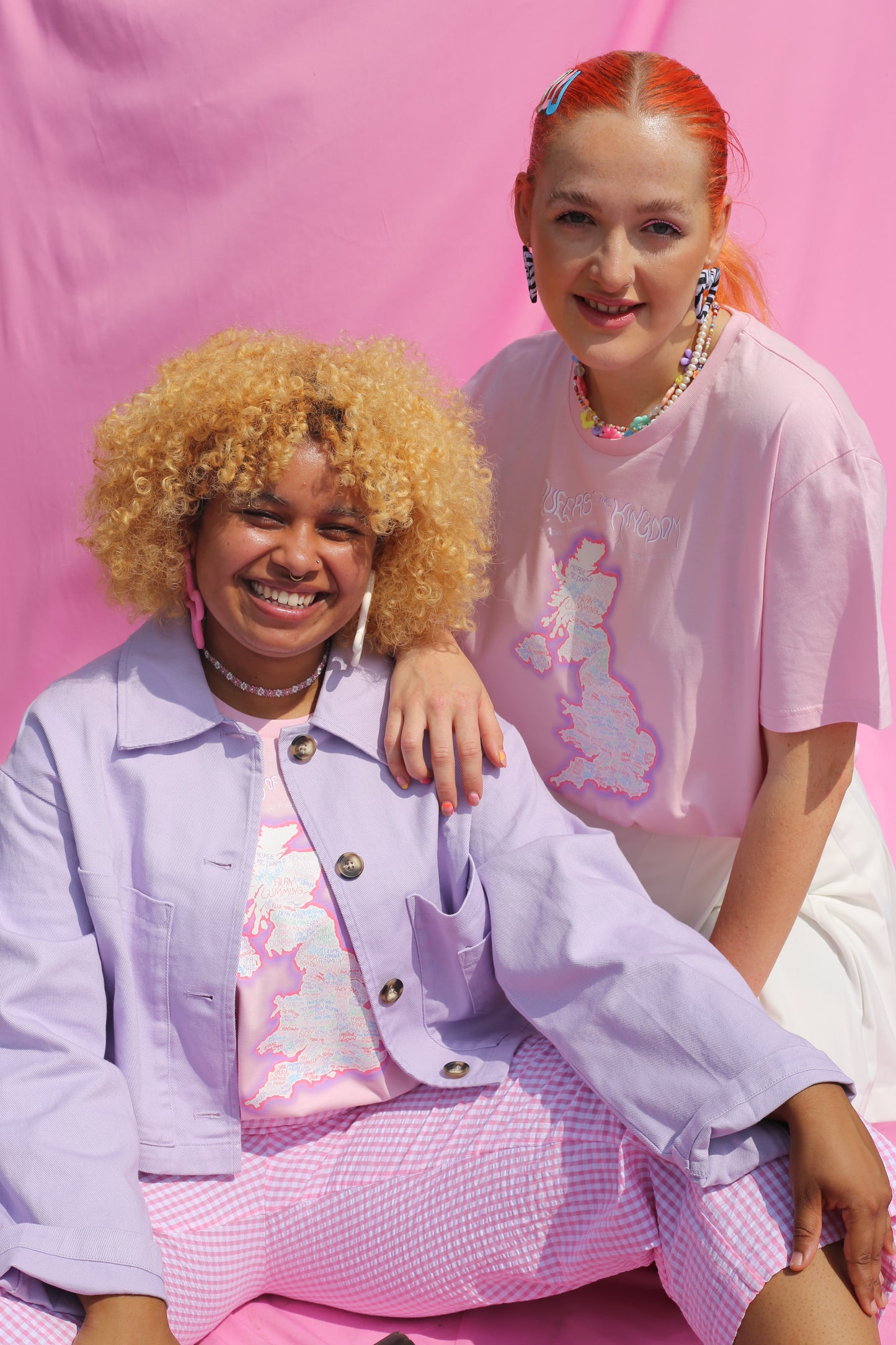 queers of the kingdom t-shirt pink