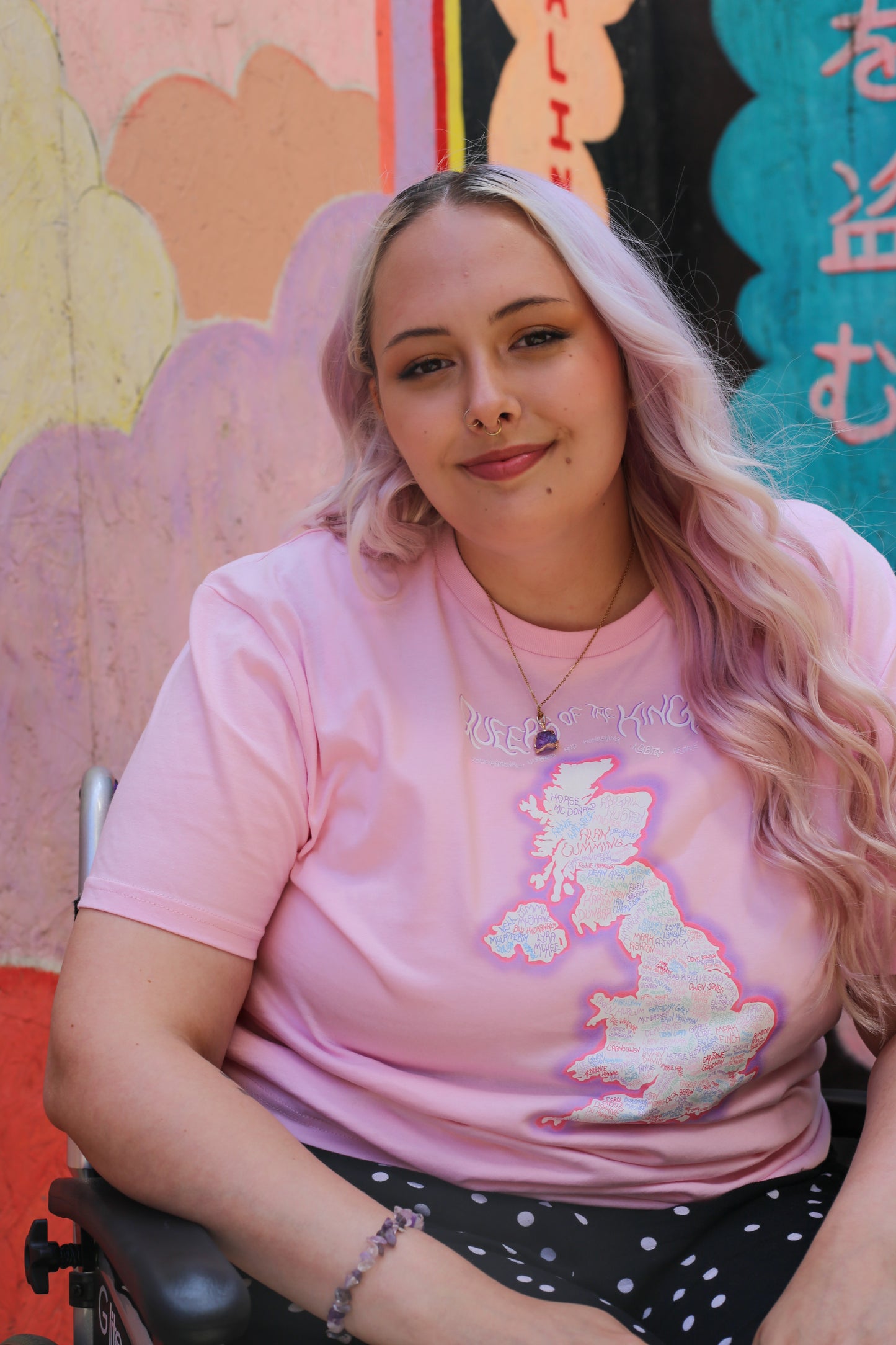 queers of the kingdom t-shirt pink