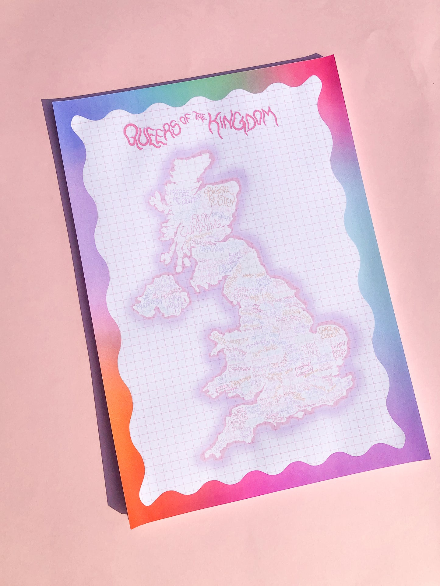 queers of the kingdom scribble pad