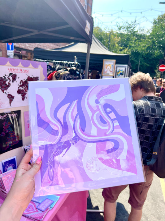 dreaming goddesses art print