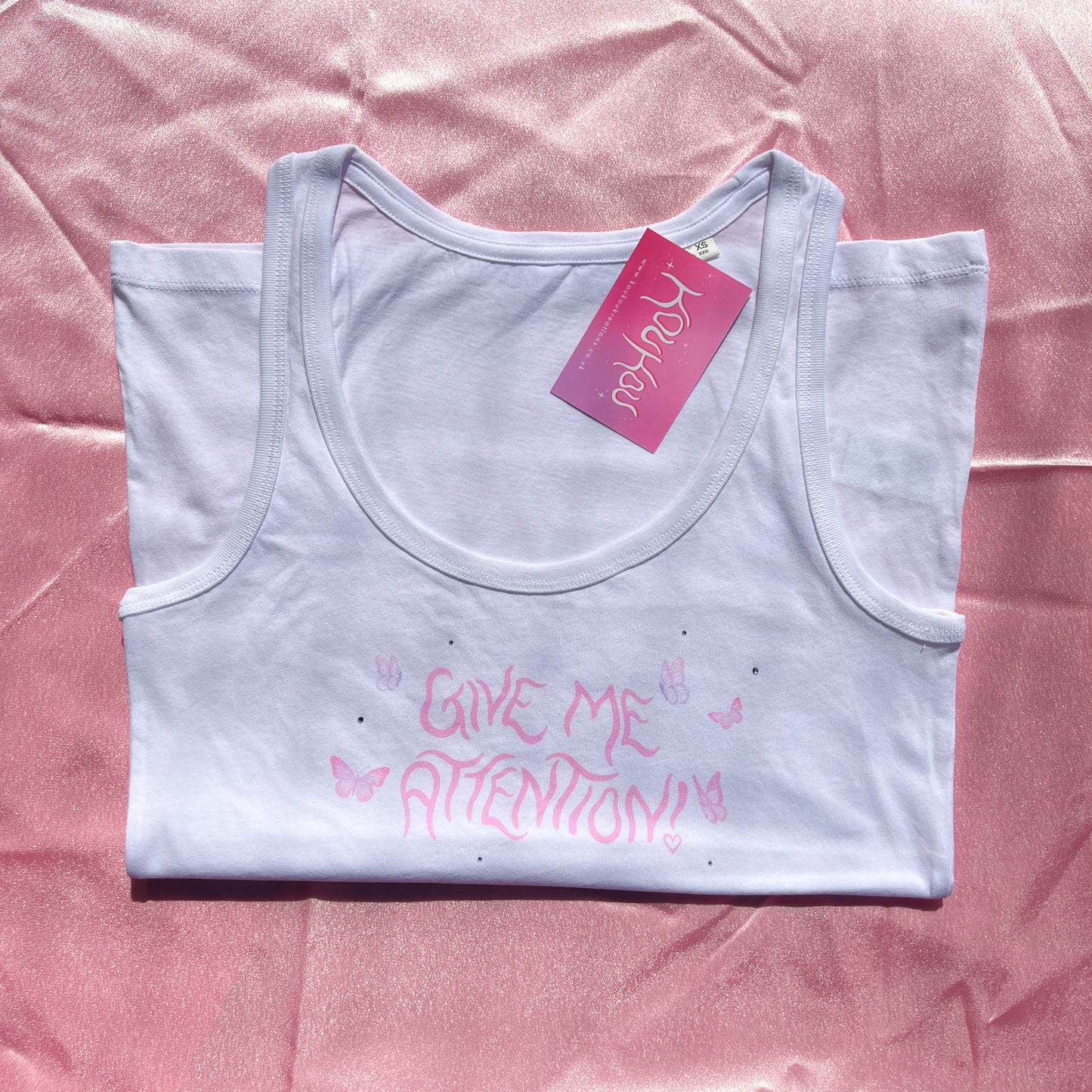 give me attention tank top