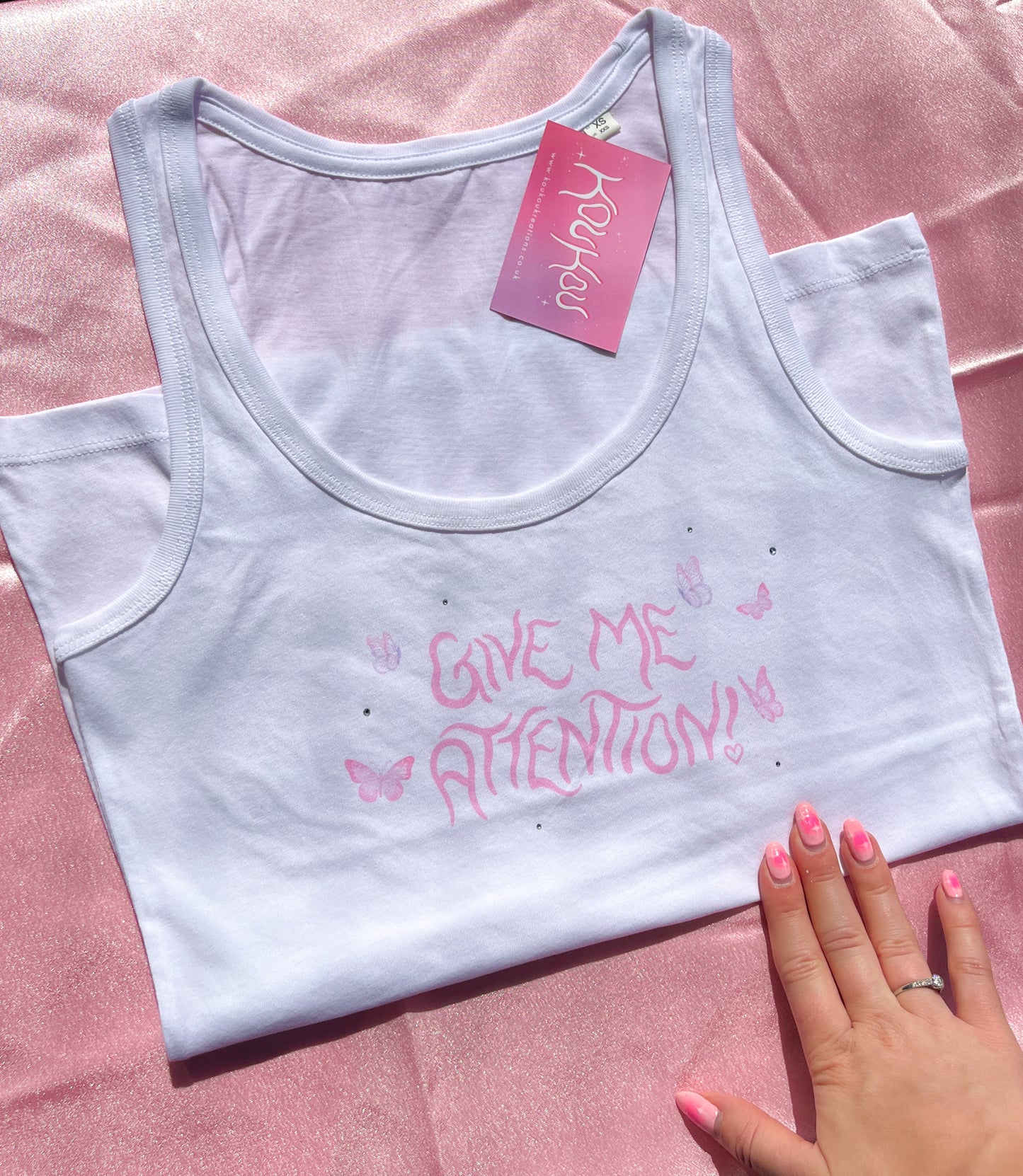 give me attention tank top