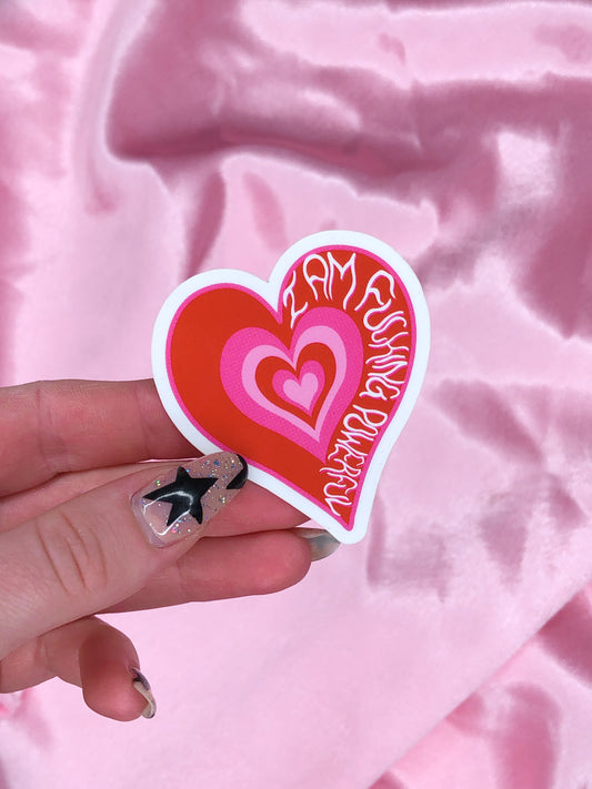 I am f*cking powerful sticker