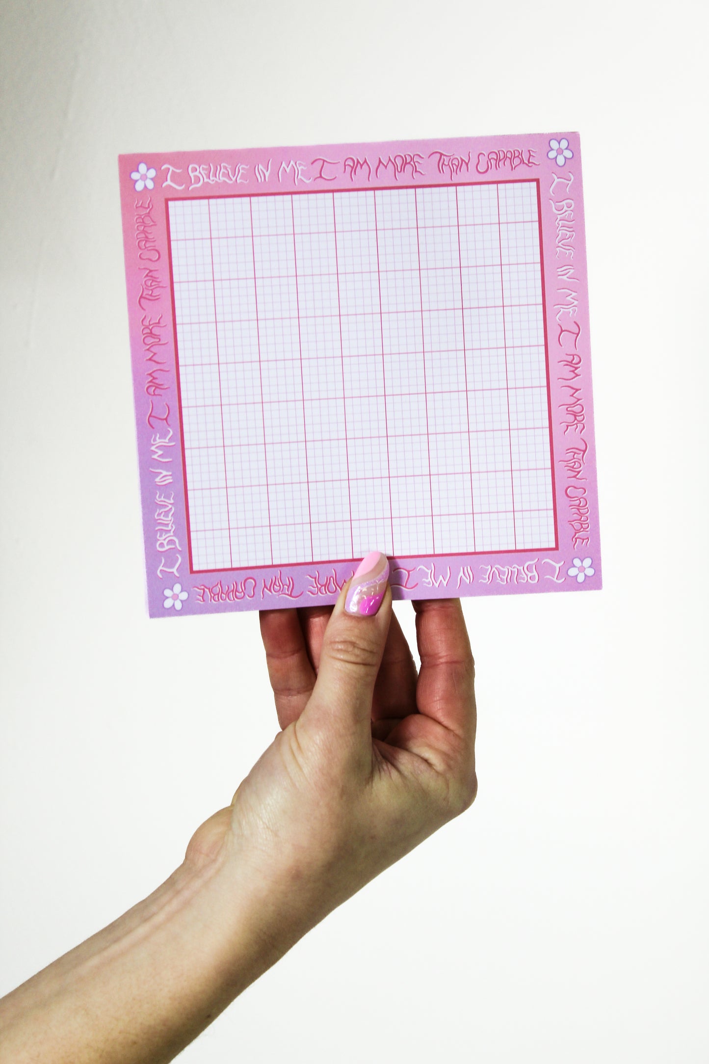 I am more than capable!🌸 I believe in me! notepad