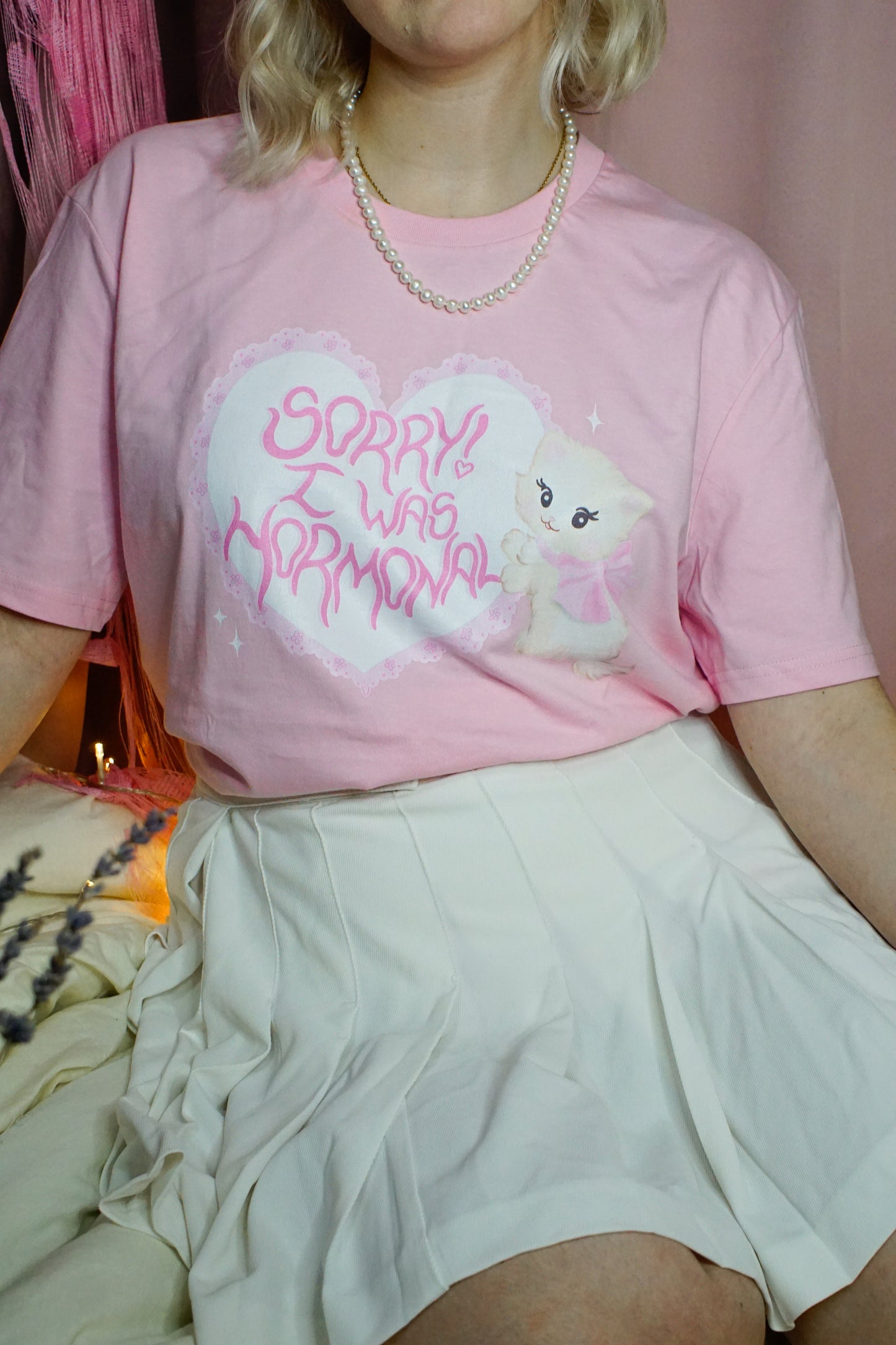 Sorry! I was hormonal t-shirt