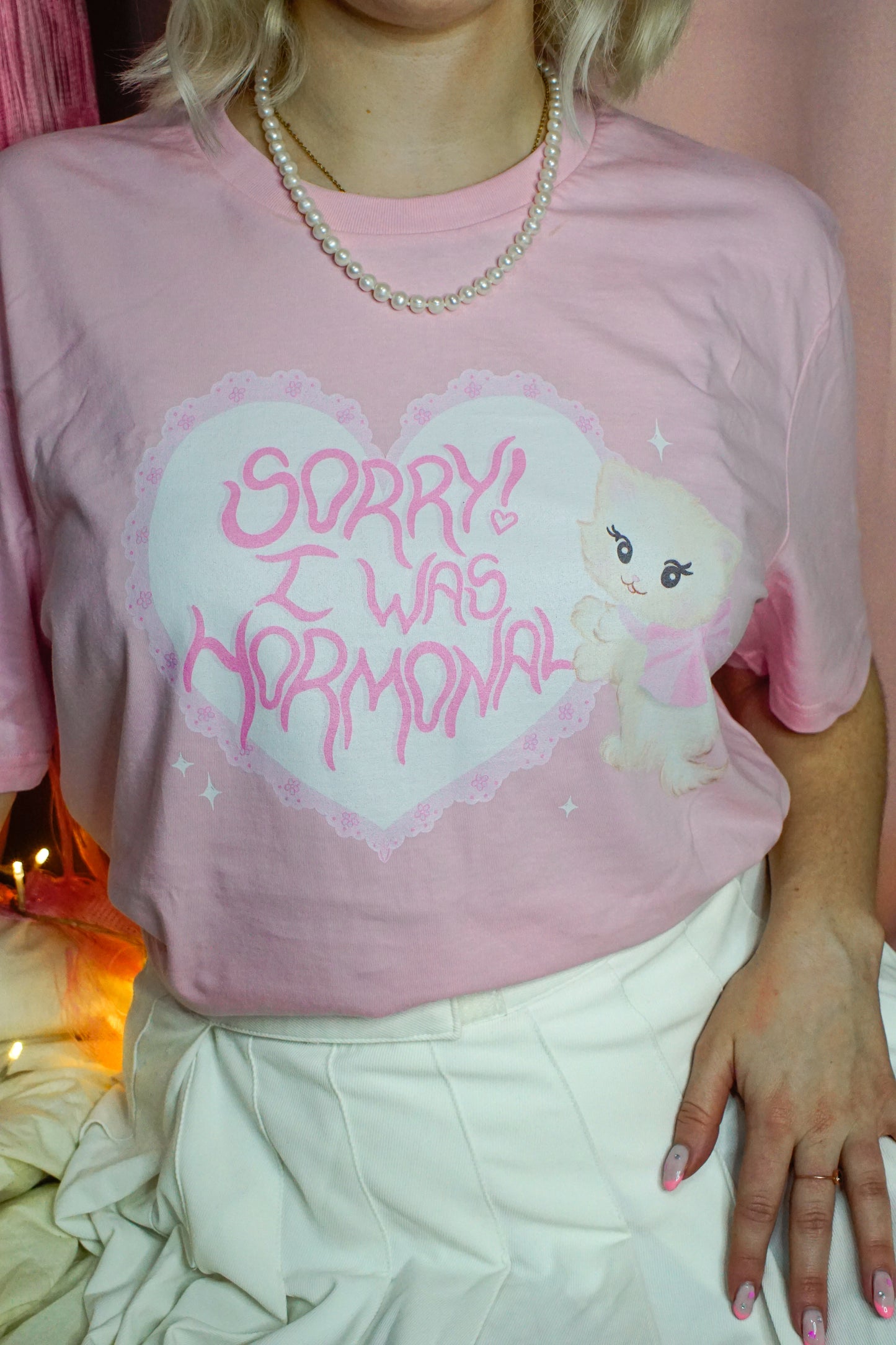 Sorry! I was hormonal t-shirt
