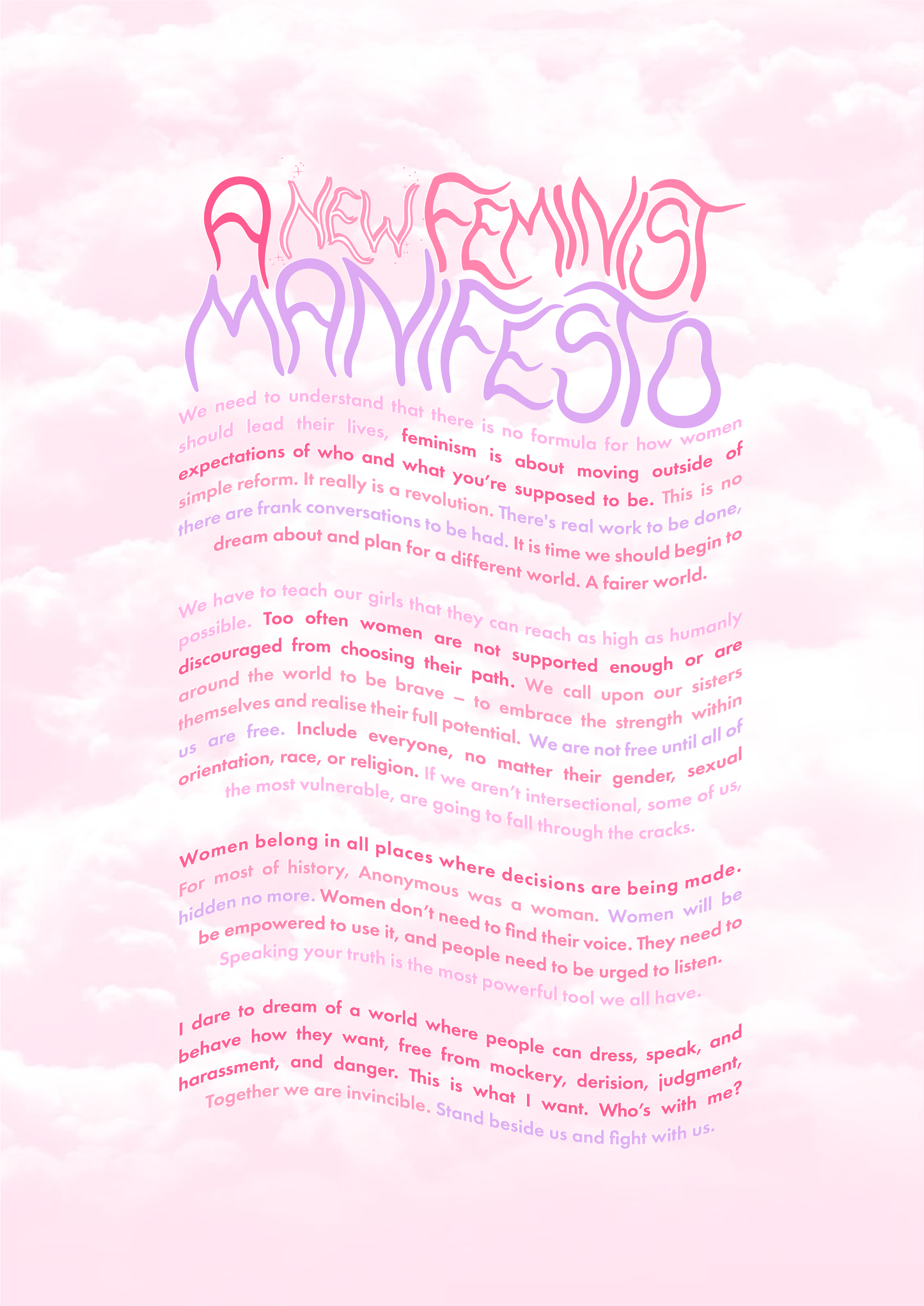 ✨a new feminist manifesto print✨