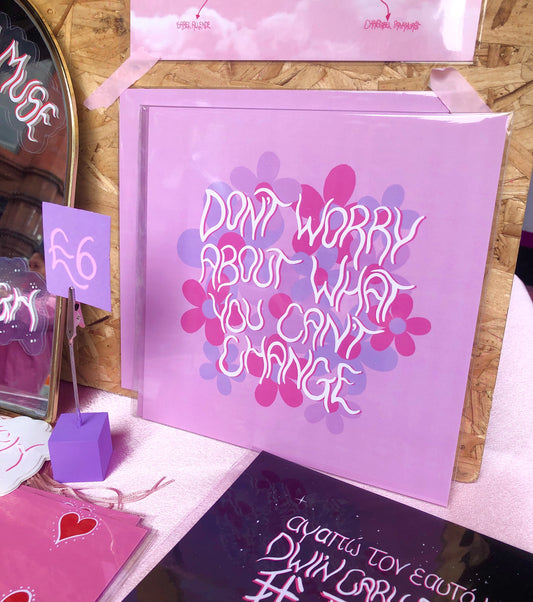 🌸 don’t worry about what you can’t change 🌸