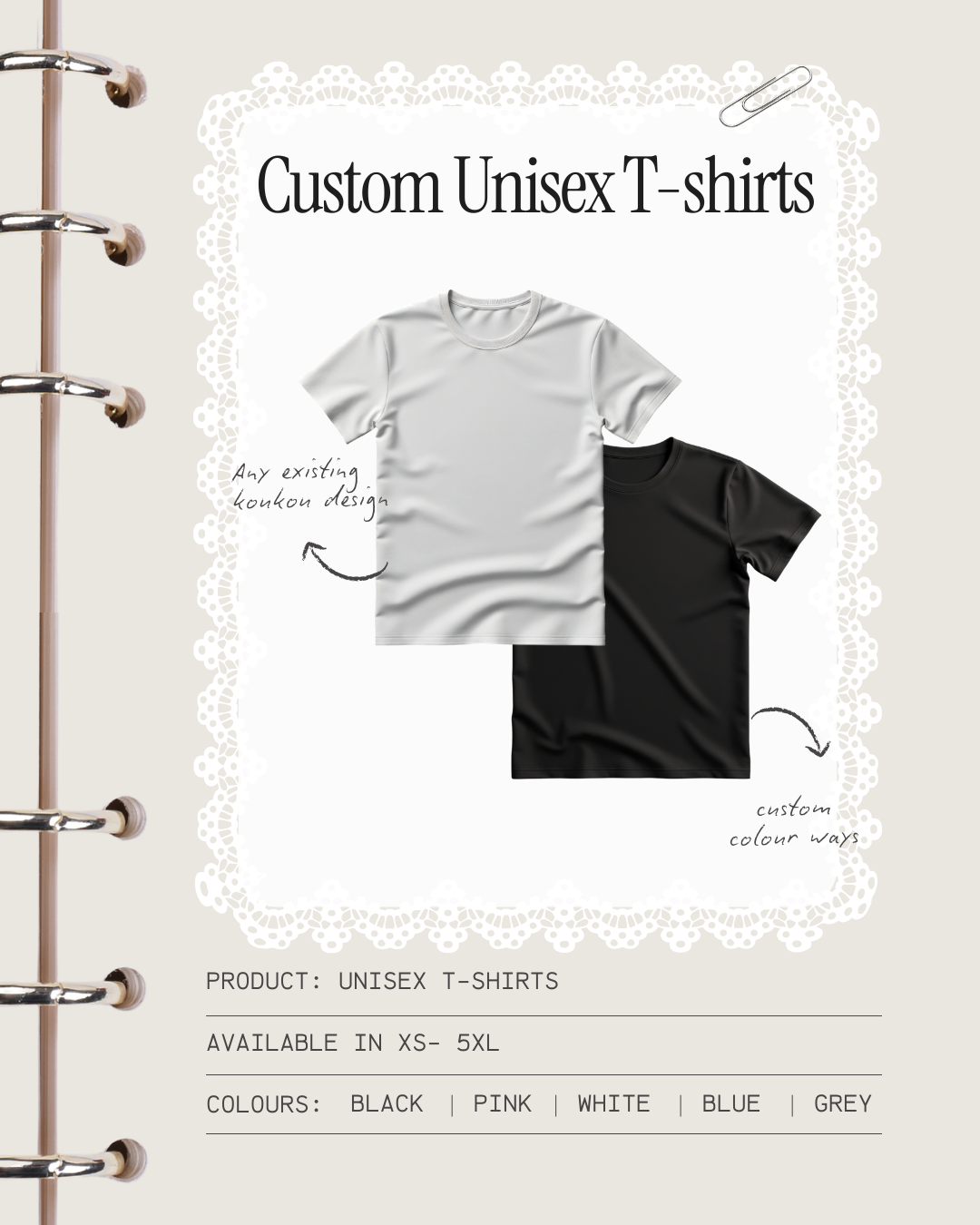 Custom Unisex T-shirts