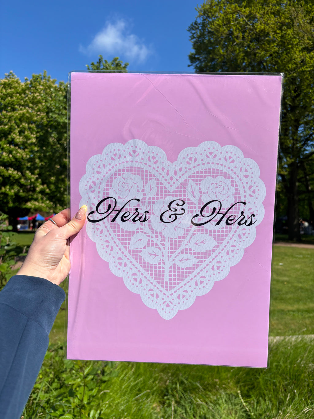 Hers and hers print
