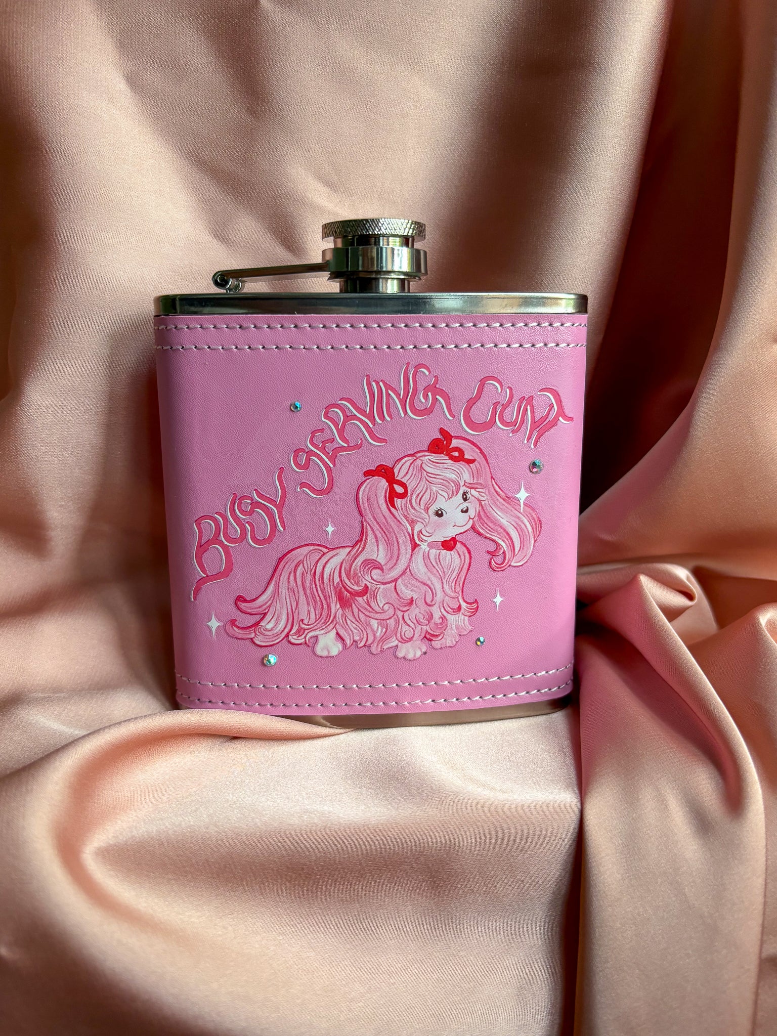 Busy serving c*nt hipflask