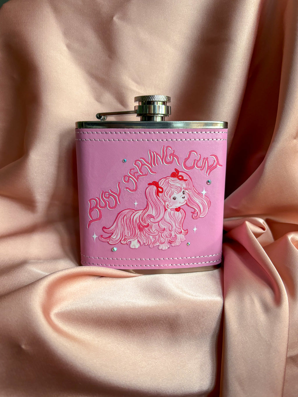 Busy serving c*nt hipflask