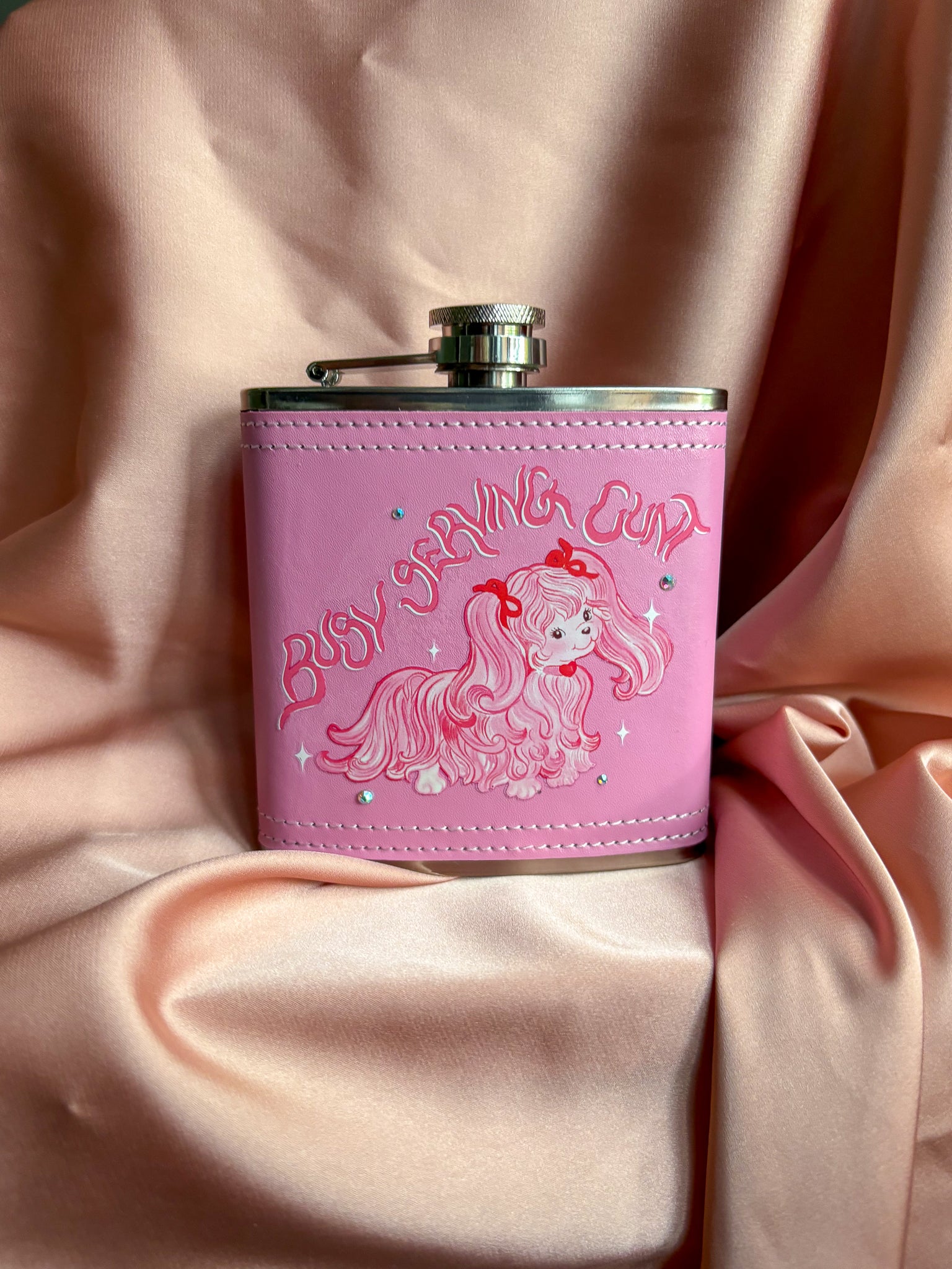 Busy serving c*nt hipflask