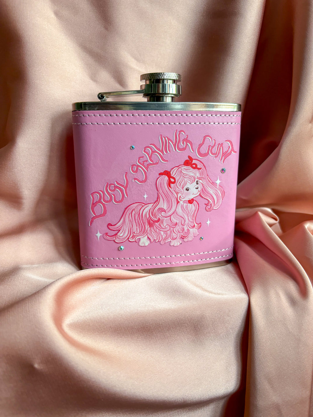 Busy serving c*nt hipflask