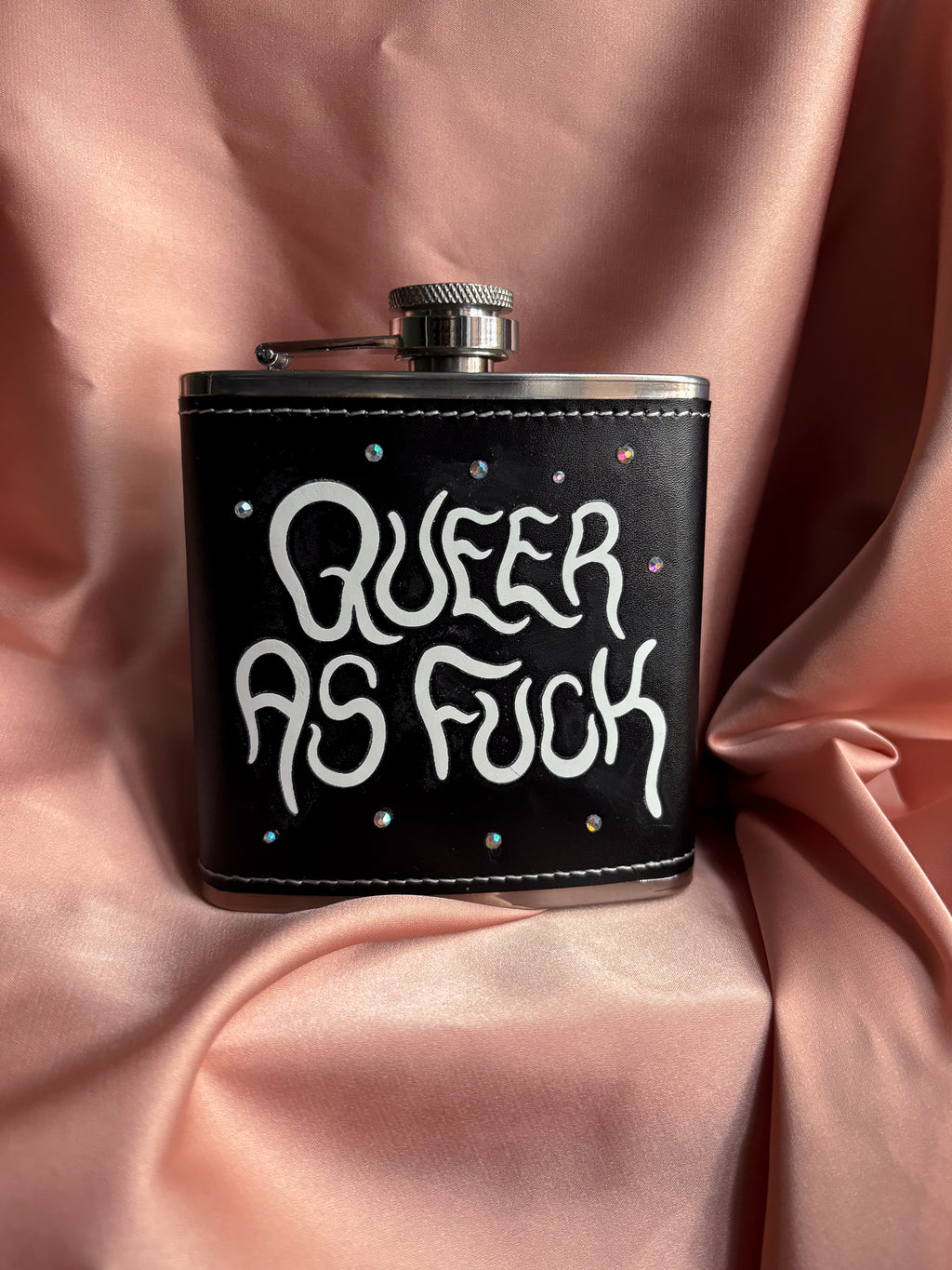 Queer as fuck hipflask