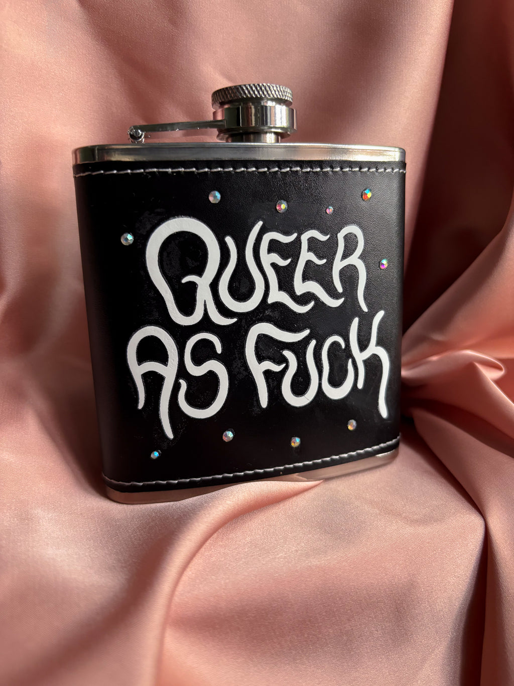 Queer as fuck hipflask