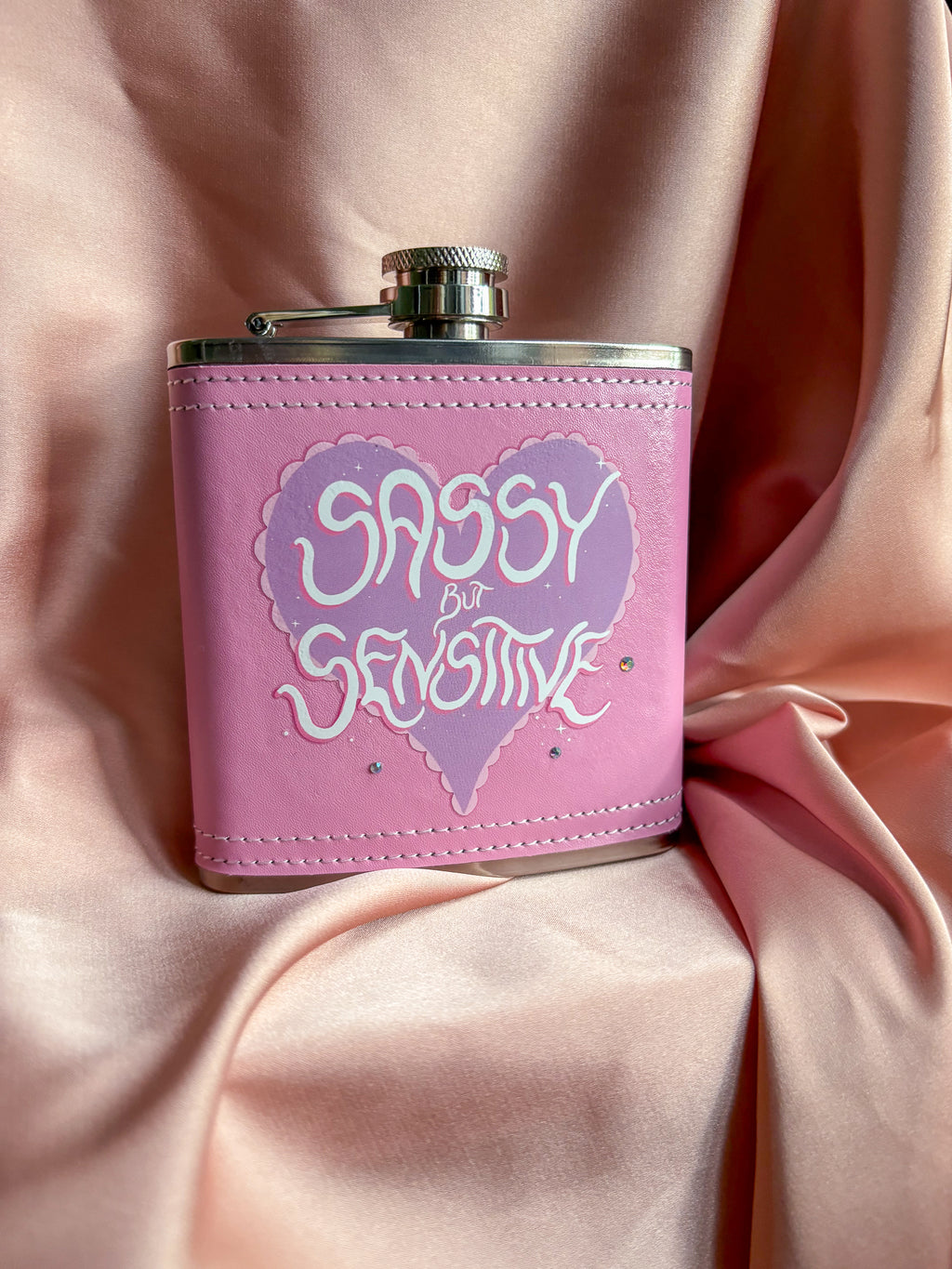 Sassy but sensitive hipflask