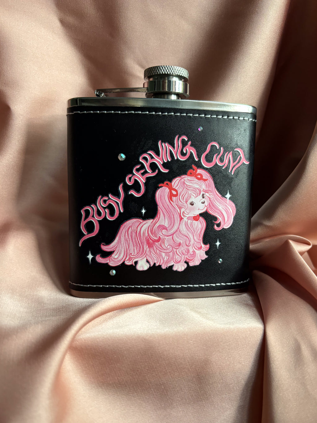 Busy serving c*nt hipflask