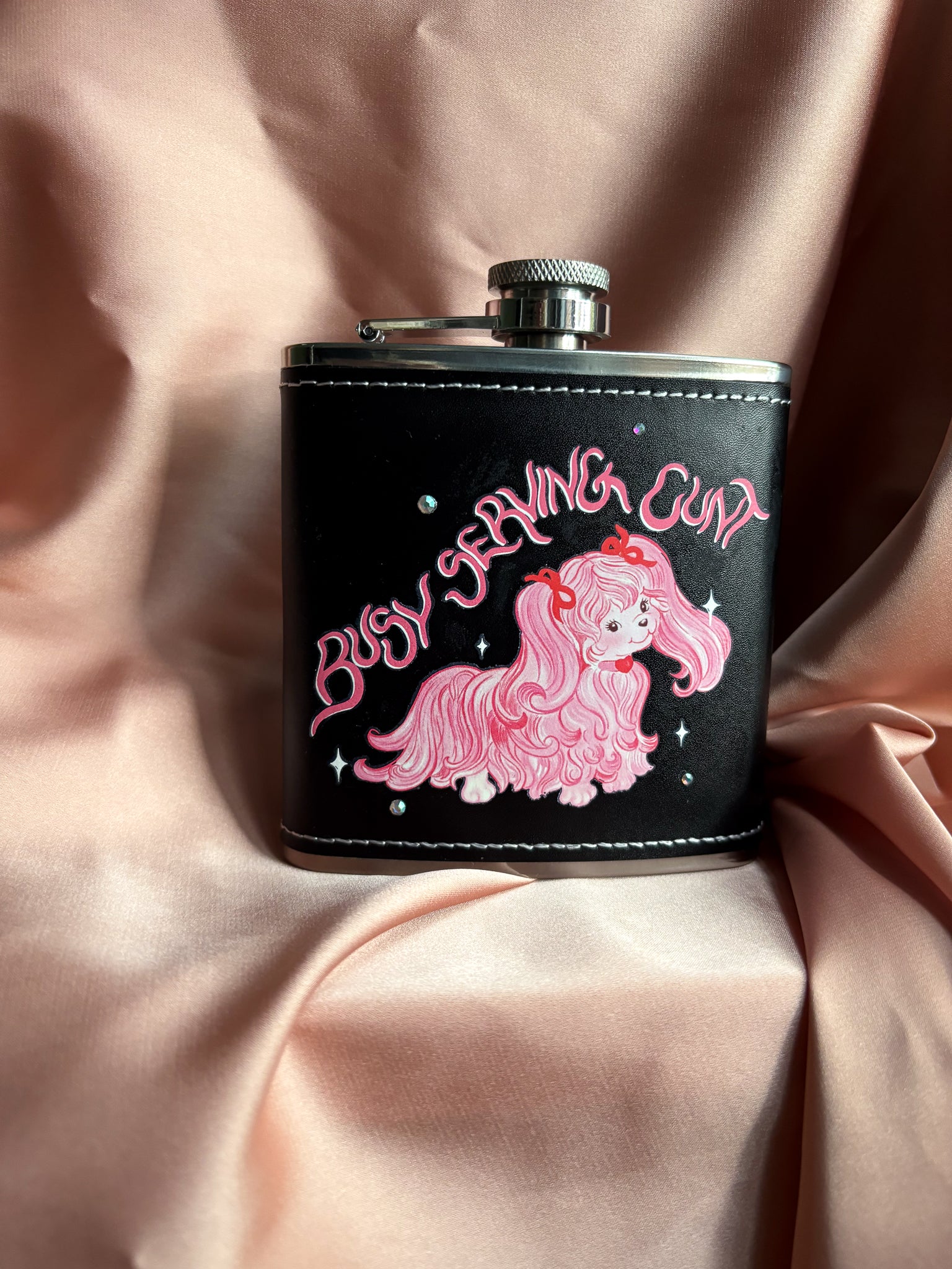 Busy serving c*nt hipflask