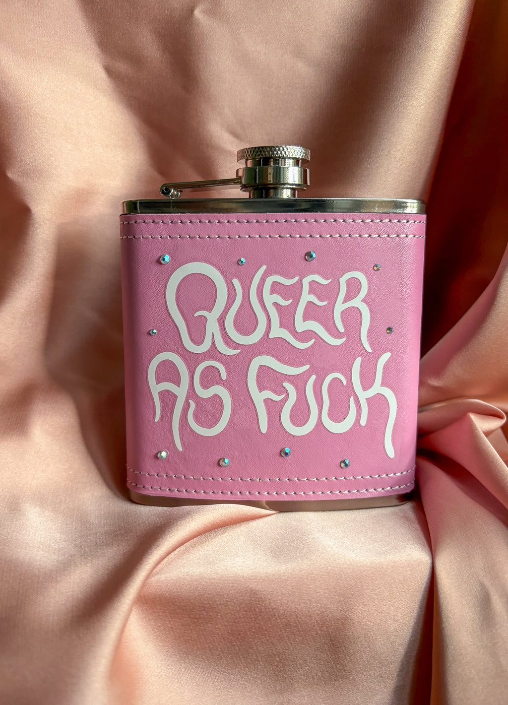 Queer as fuck hipflask