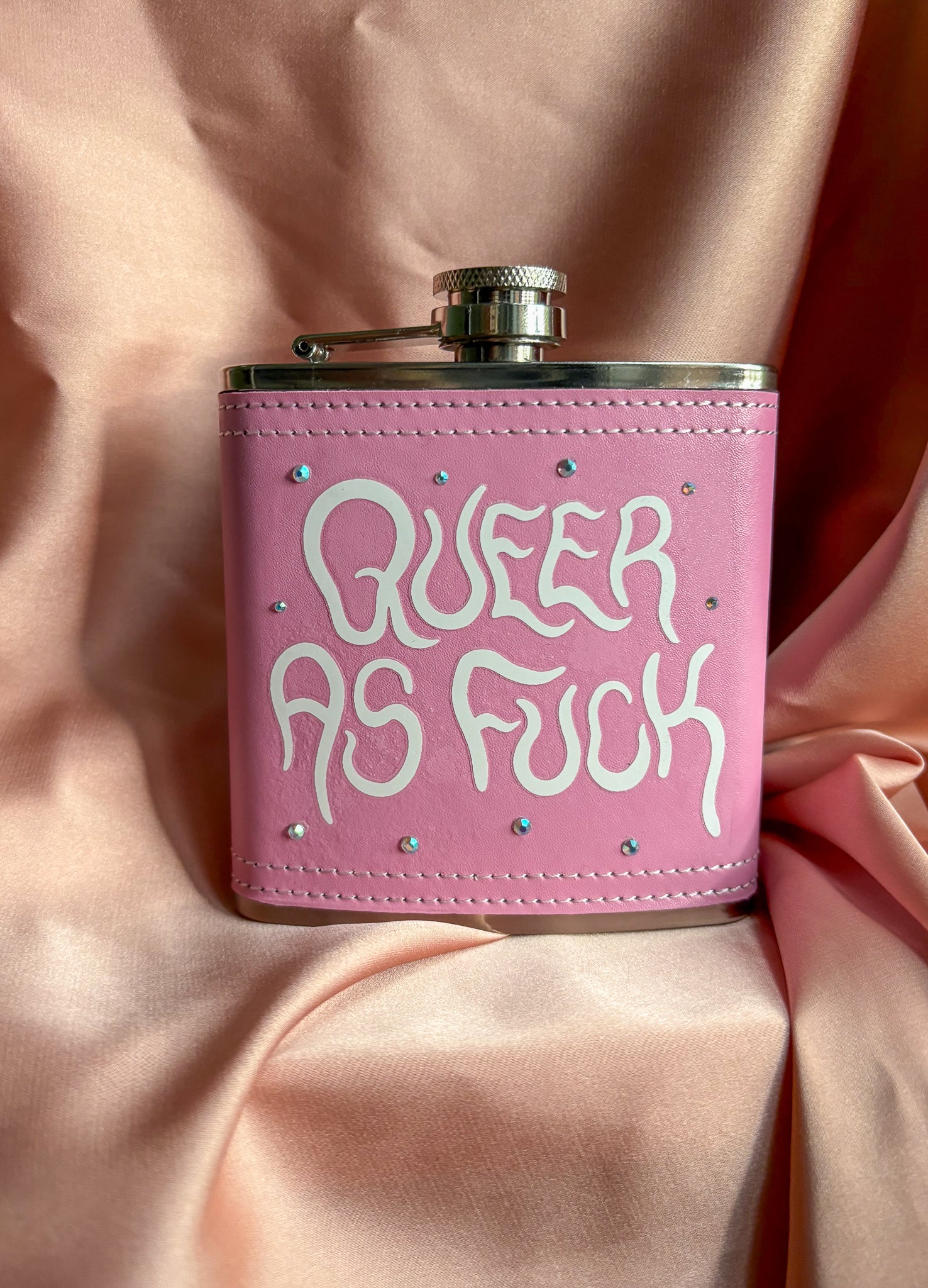 Queer as fuck hipflask