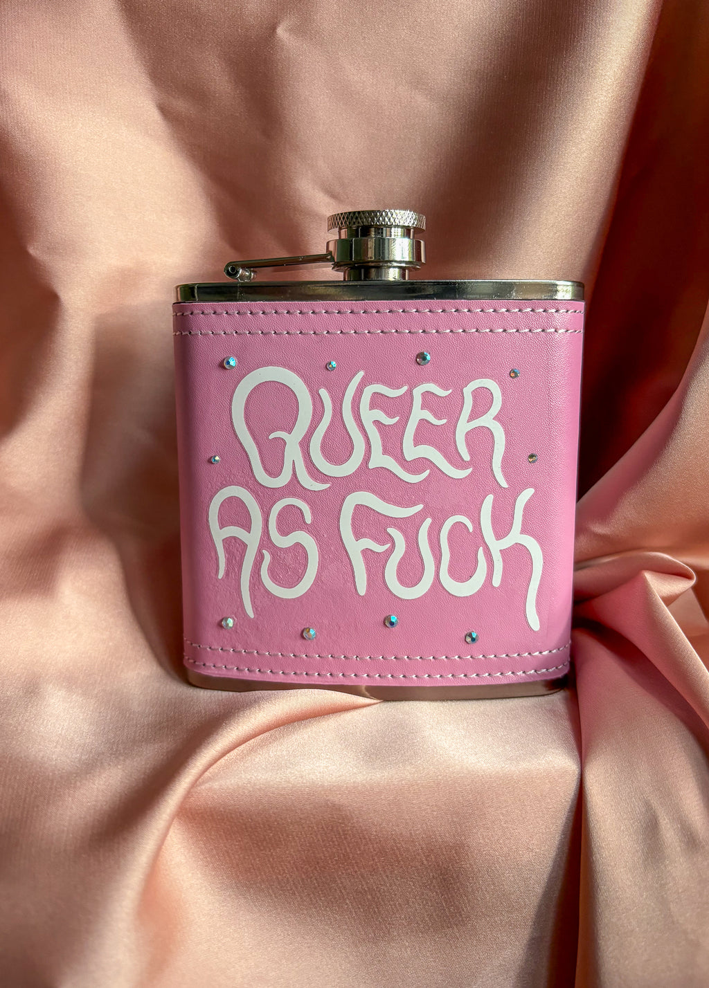 Queer as fuck hipflask