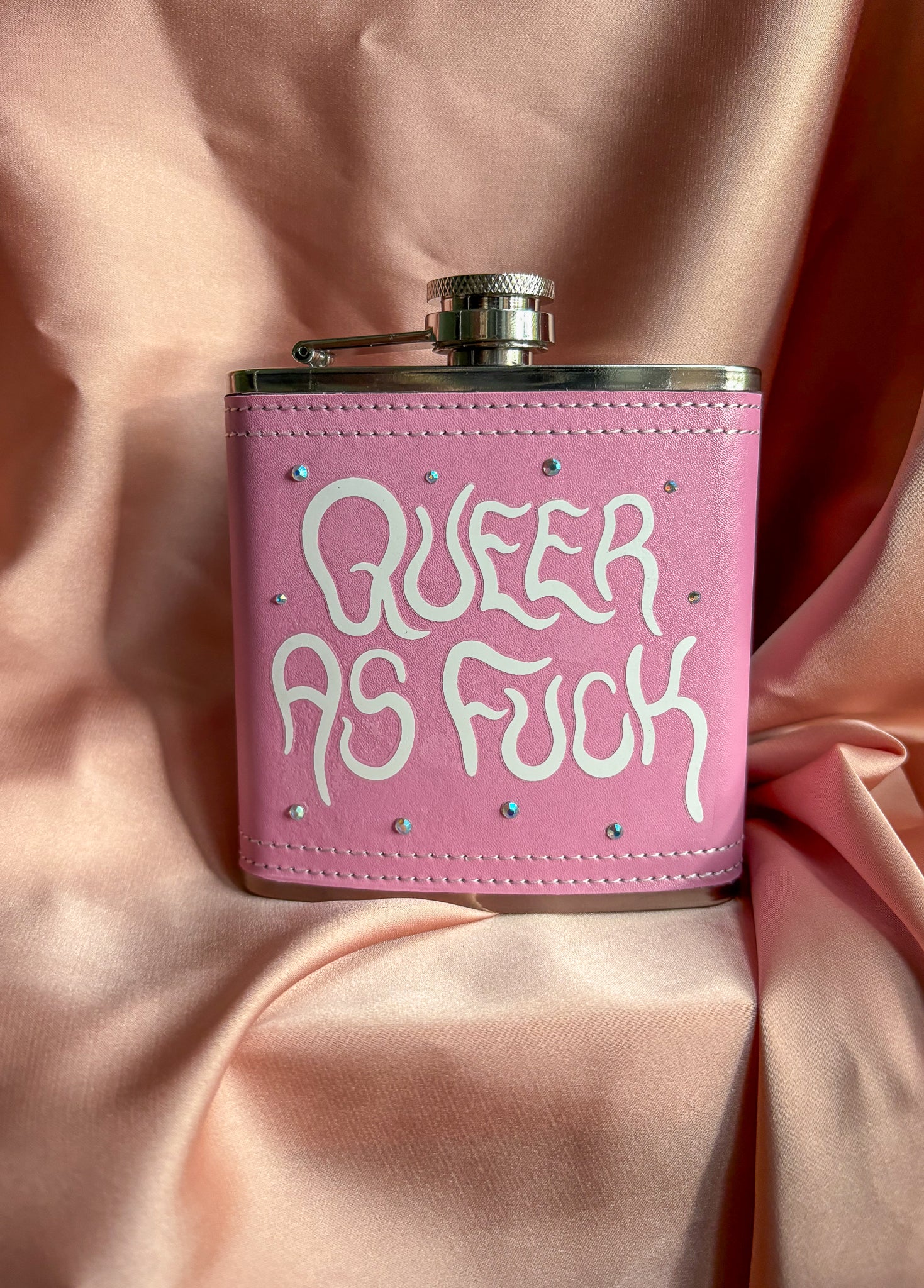 Queer as fuck hipflask