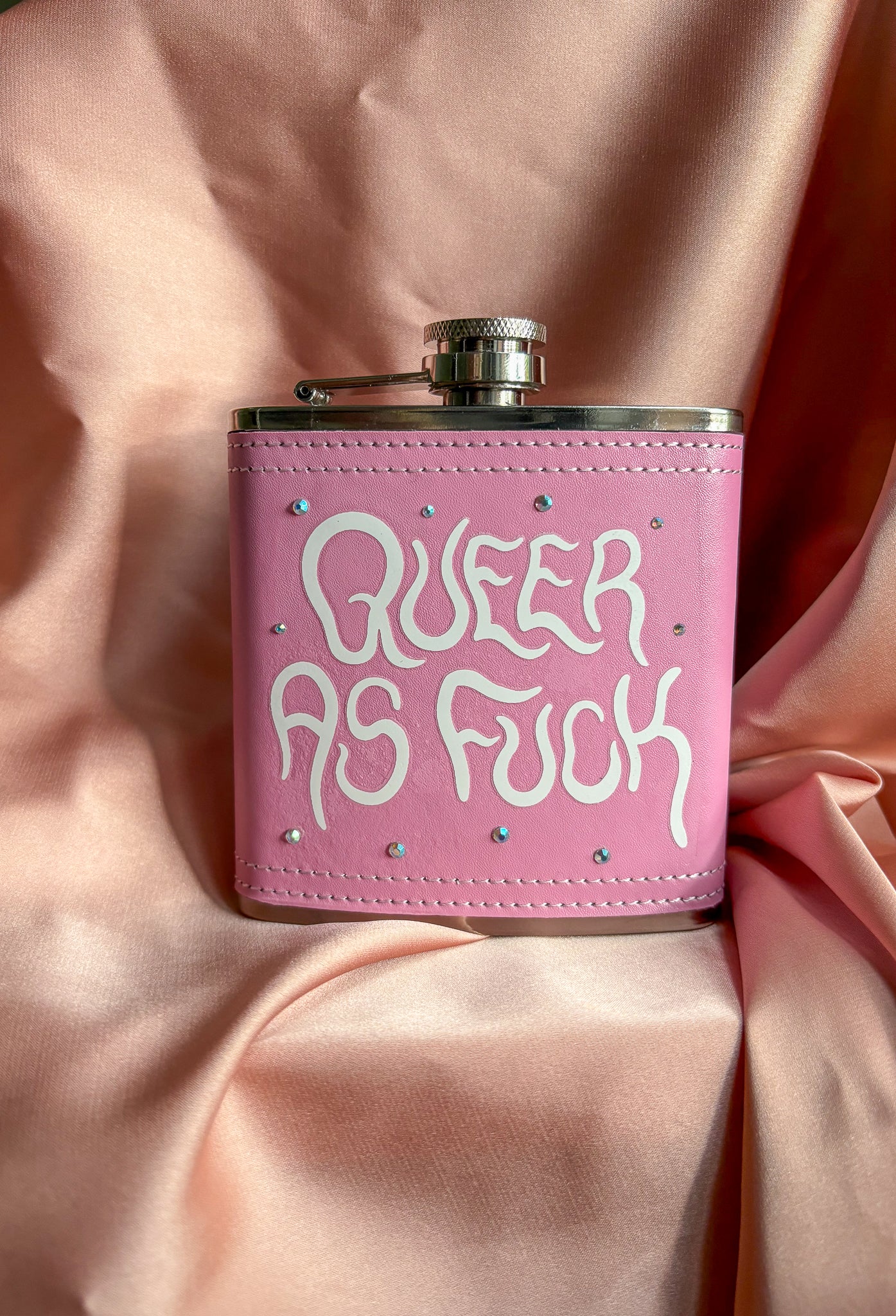 Queer as fuck hipflask