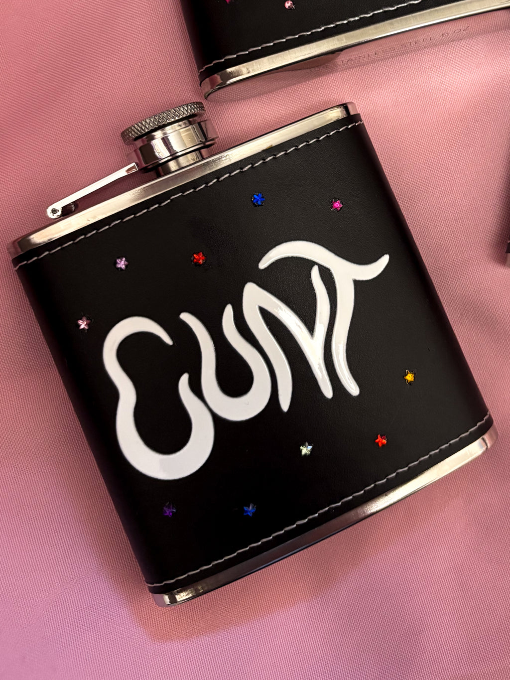 Star Gem Cunt Hip Flask
