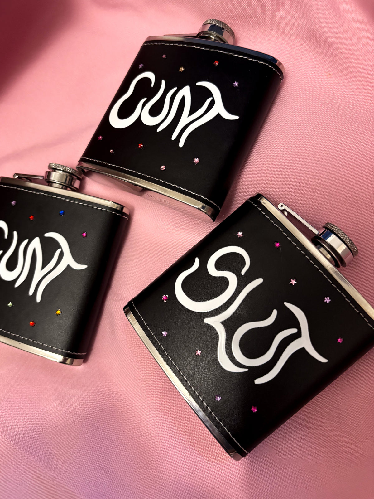 Star Gem Slut Hip Flask
