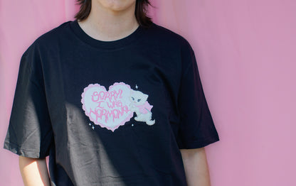 Sorry! I was hormonal black t-shirt