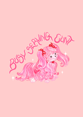 Busy serving cunt print