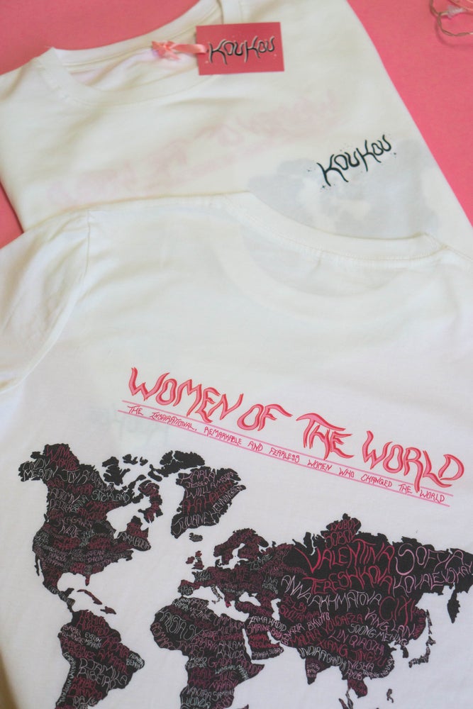 the long sleeve women of the world t-shirt