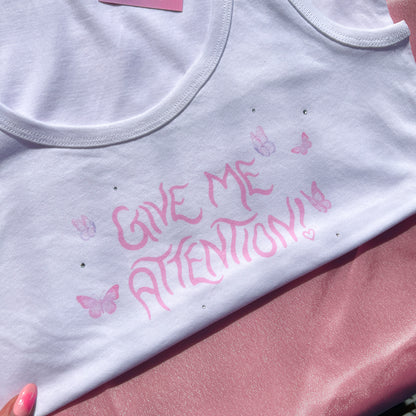 give me attention tank top