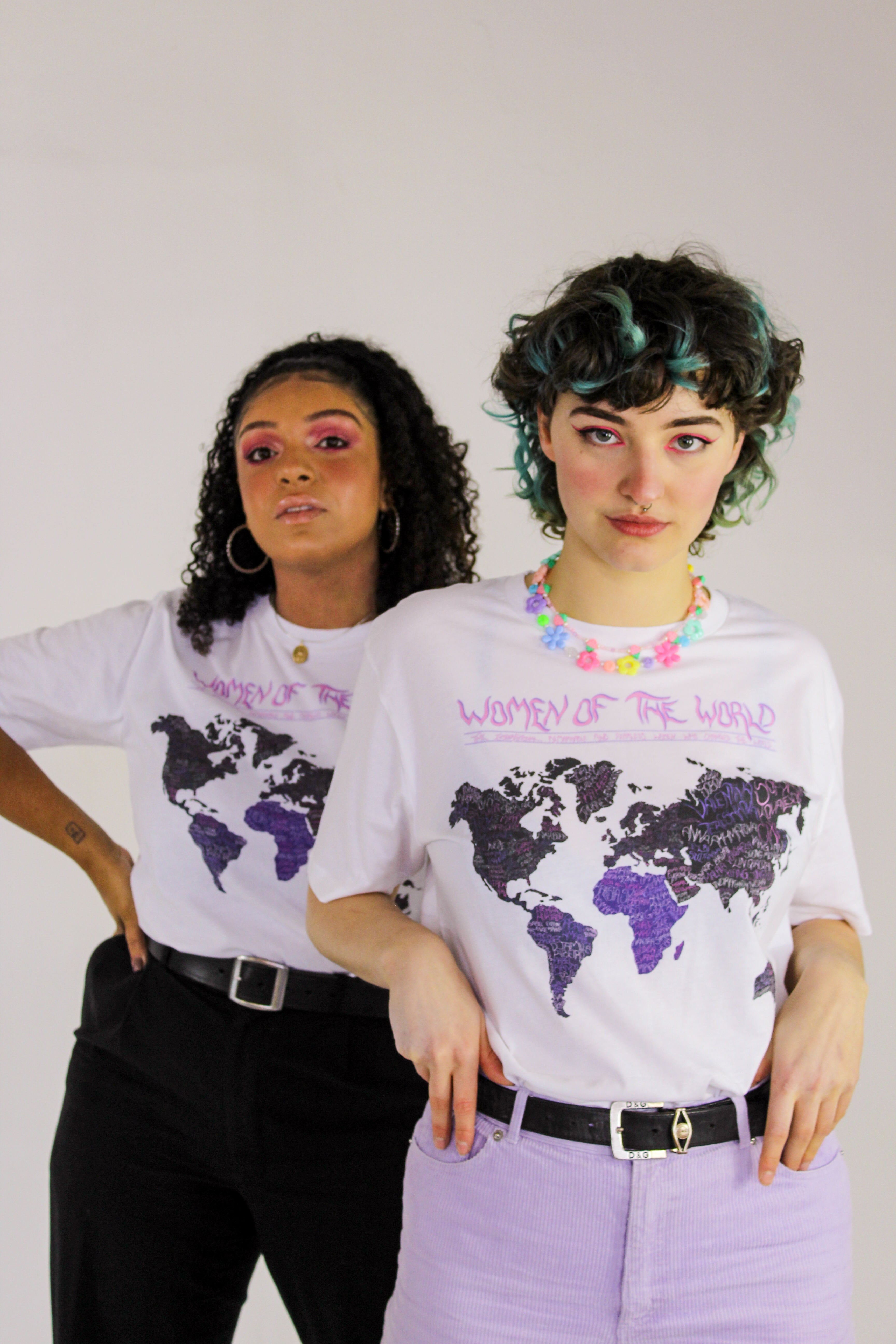 Women of the world lilac short sleeved t-shirt