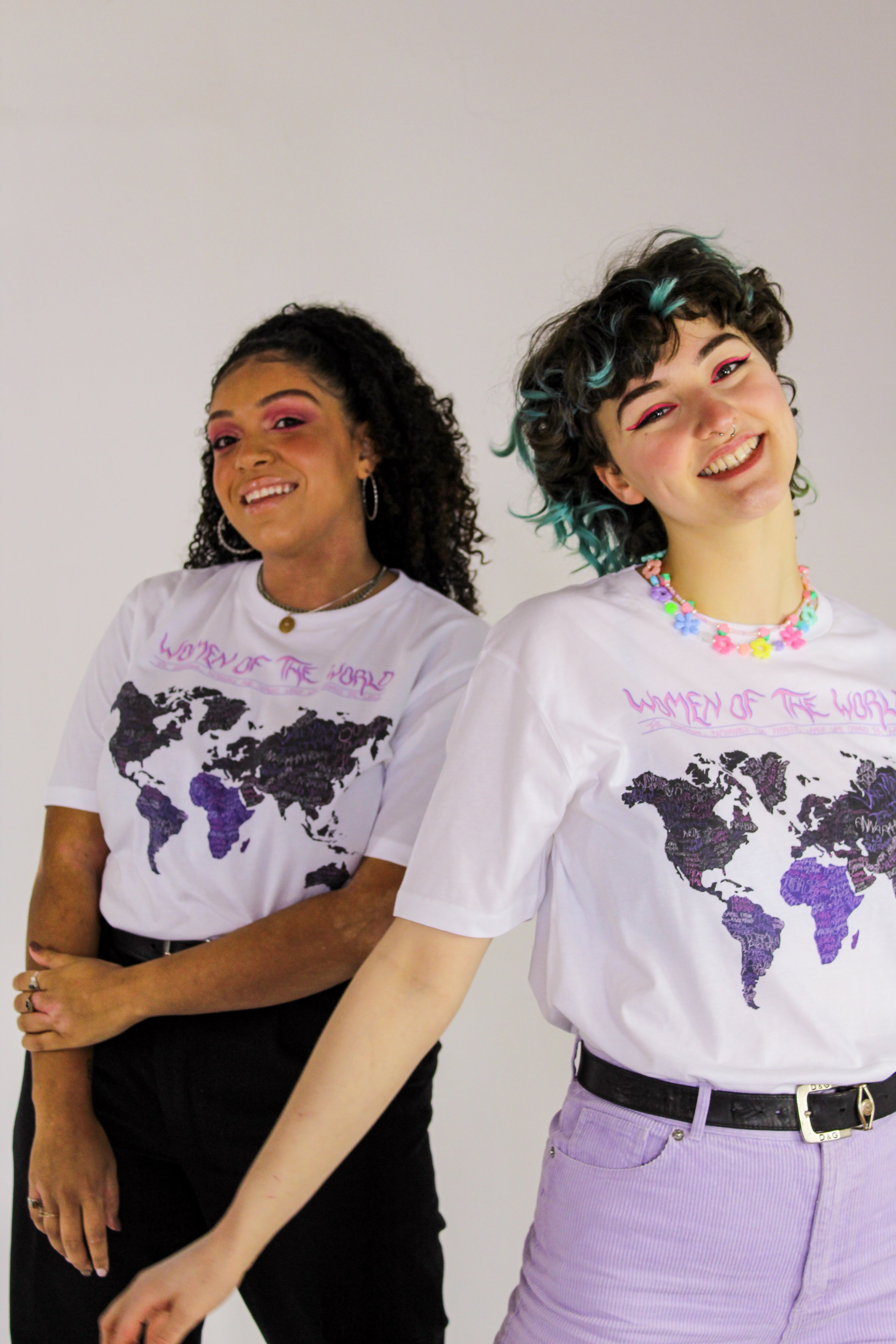 Women of the world lilac short sleeved t-shirt