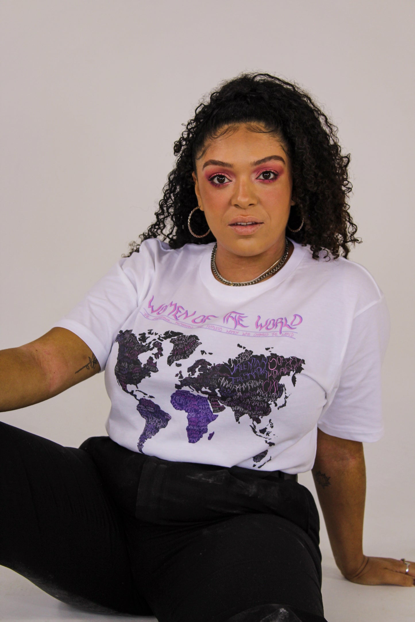 Women of the world lilac short sleeved t-shirt