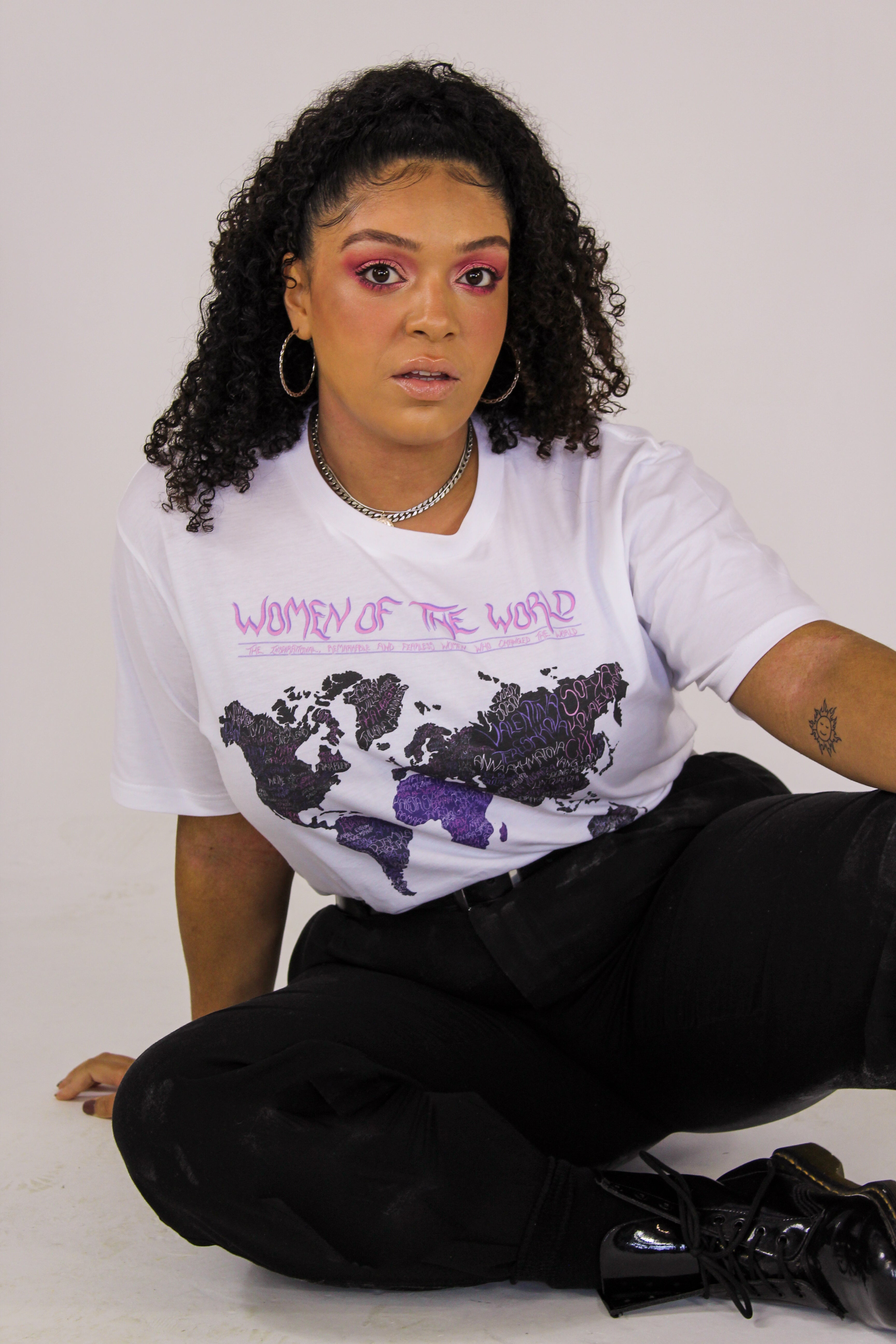 Women of the world lilac short sleeved t-shirt