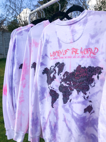✨tie-dyed women of the world jumper✨