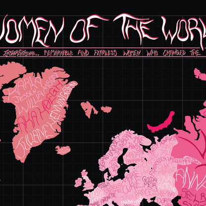 women of the world map