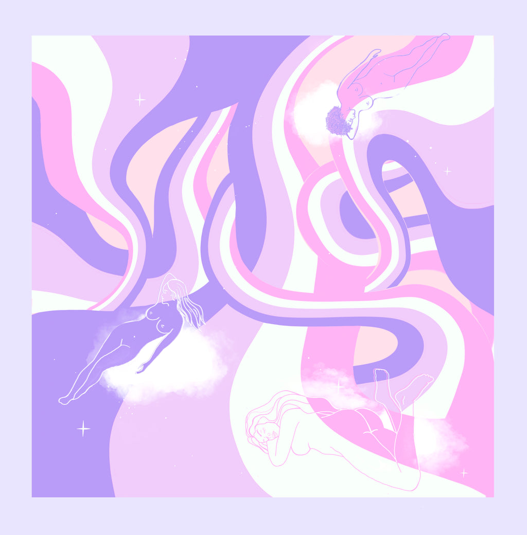 dreaming goddesses art print