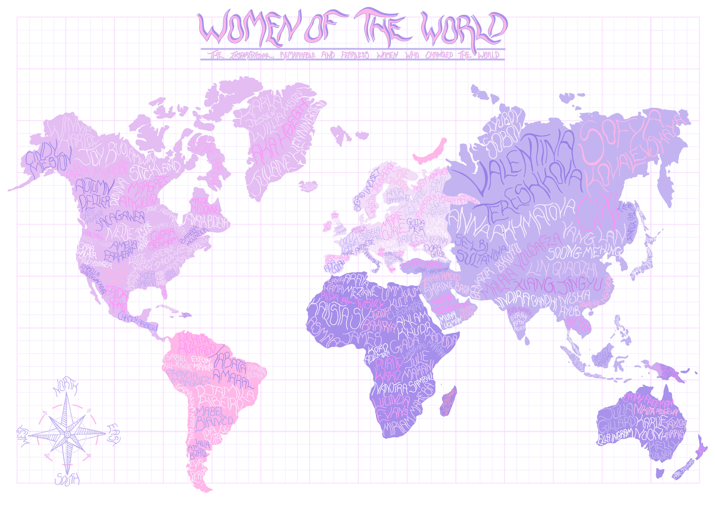 ✨limited edition✨ women of the world map!!