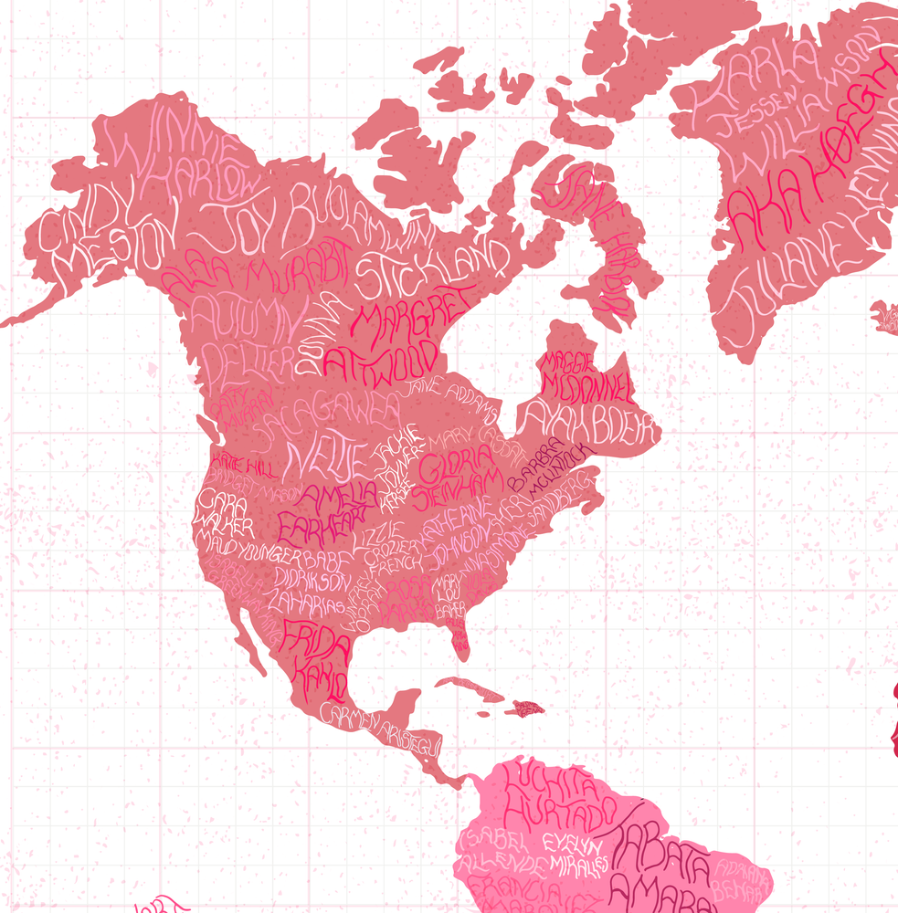 women of the world map