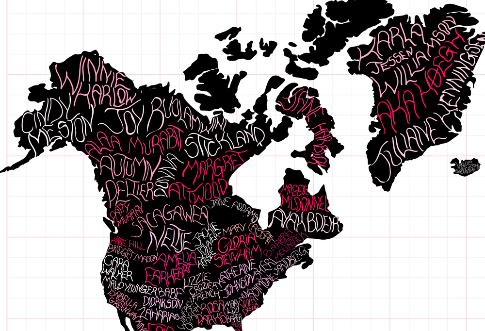 women of the world map
