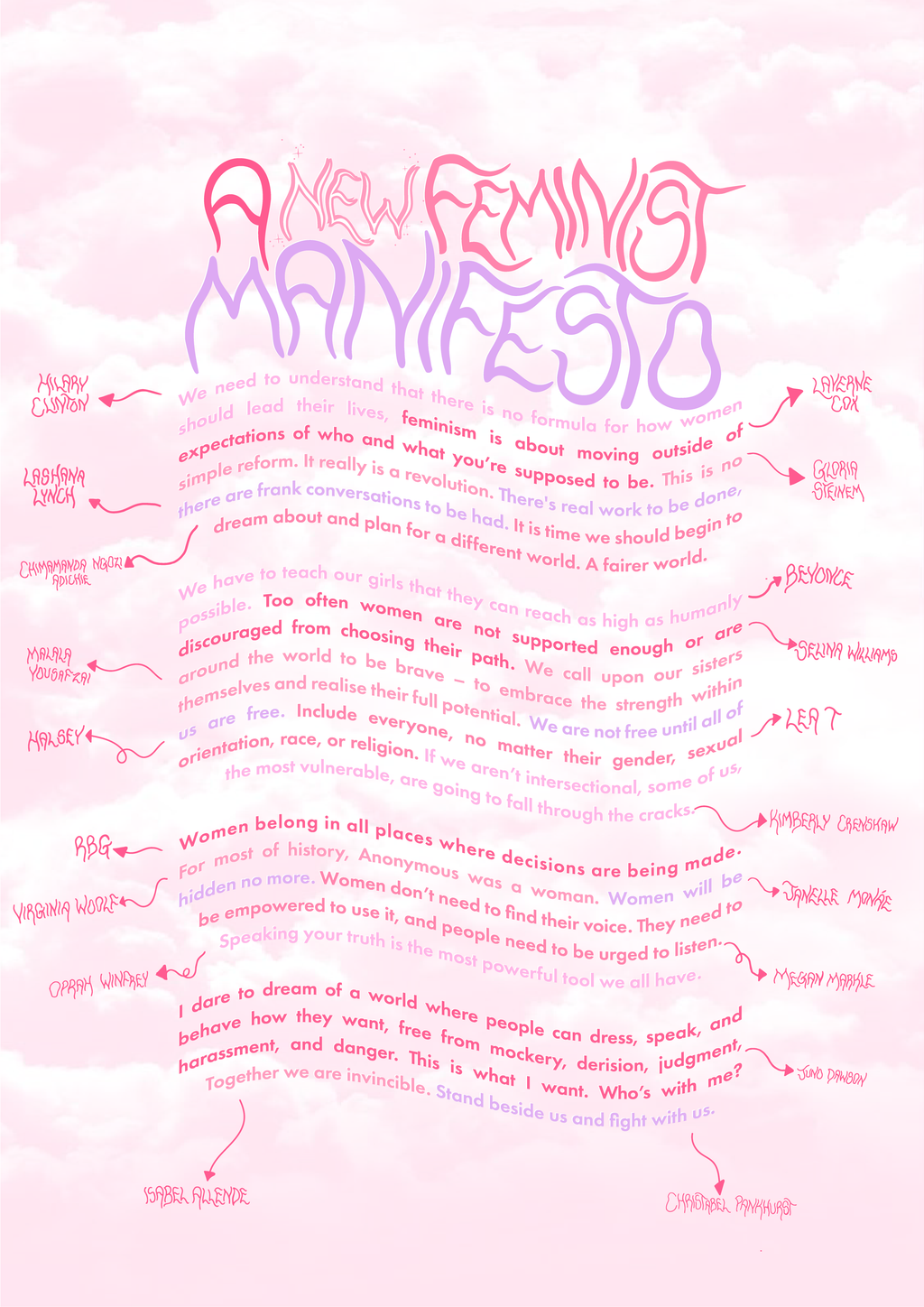 ✨a new feminist manifesto print✨