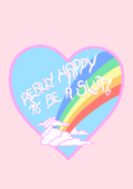 Really happy to be a slut print